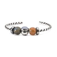 Charm Trollbeads Beads in Argento Pietre dure TAGBE-00279 - TAGBE-00279